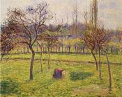 卡米耶 毕沙罗 : Apple Trees in a Field